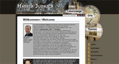 Desktop Screenshot of hassia-judaica.de